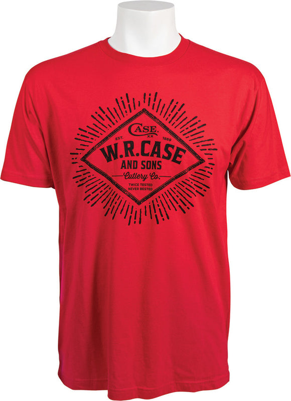 Case Cutlery T-Shirt Red W.R. Case Logo XXL 52572