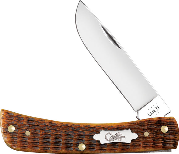 Case Cutlery Rogers Corn Cob Pocket Knife Slip-Joint Brown Bone Stainless 52829