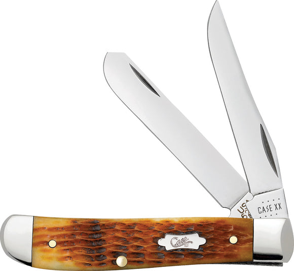 Case Cutlery Rogers Corn Cob Mini Trapper Pocket Knife Folding Stainless 52830