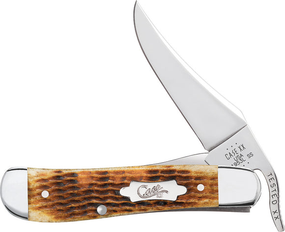 Case Cutlery Russlock Antique Rogers Tan Bone Folding Steel Pocket Knife 52850