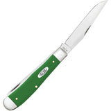 Case Cutlery Trapper Green Synthetic Folding Stainless Steel Pocket Knife 53390