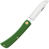 Case Cutlery Sod Buster Jr Green Smooth Synthetic Folding Stainless Steel Pocket Knife 53395