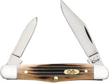 Case Cutlery XX Black Cherry Bone Handle Whittler Folding Pocket Knife 57617
