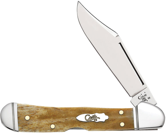 Case Cutlery XX Mini Copperlock Antique Bone Handle Folding Pocket Knife 58186