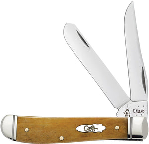 Case Cutlery XX Mini Trapper Antique Bone Handle Folding Pocket Knife 58188