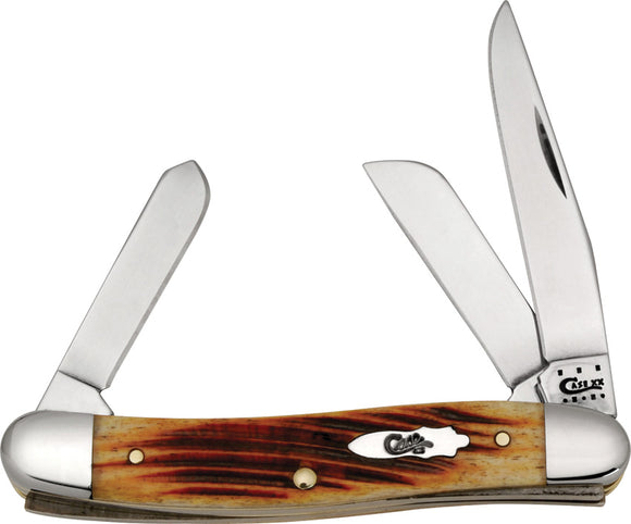 Case Cutlery XX Sunset Bone Series Medium Stockman Folding Pocket Knife 58585