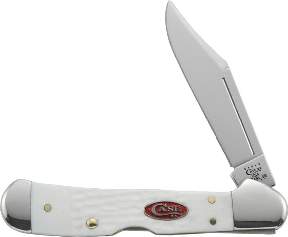 Case Cutlery XX White Handle Mini Copperlock Sparxx Series Folding Knife 60185