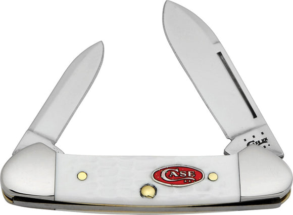 Case Cutlery XX White Handle Baby Butterbean Sparxx Series Folding Knife 60189