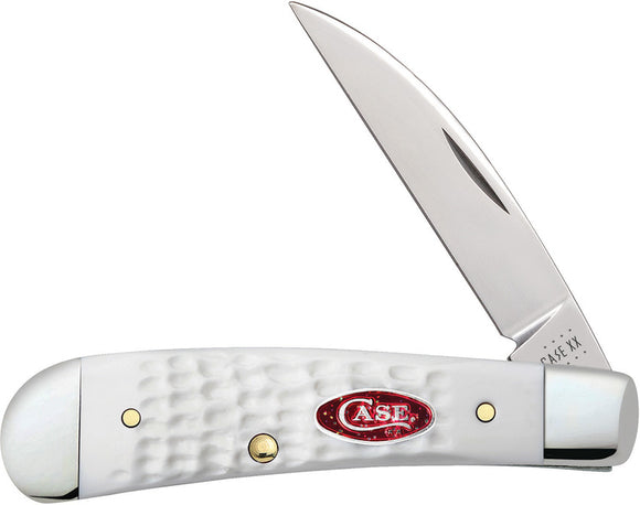 Case Cutlery Sway Back Sparxx White Folding Stainless Wharncliffe Knife 60192