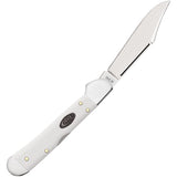 Case Cutlery Mini Copperlock Folding Pocket Knife White Synthetic Steel 63963