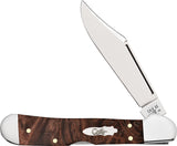 Case Cutlery Mini Copperlock Maple Burl Wood Folding Steel Pocket Knife 64067