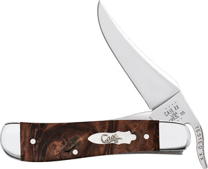 Case Cutlery Slimline Russlock Folding Pocket Knife Slip-Jt Wood Steel 64068