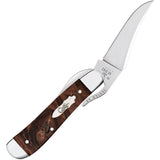 Case Cutlery Slimline Russlock Folding Pocket Knife Slip-Jt Wood Steel 64068