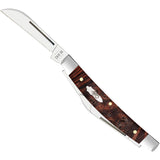 Case Cutlery Sm Congress Maple Burl Wood Folding Stainless Pocket Knife 64069