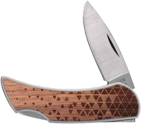 Case Cutlery Woodchuck Lockback Traingle Patterned Handle Knife 64321