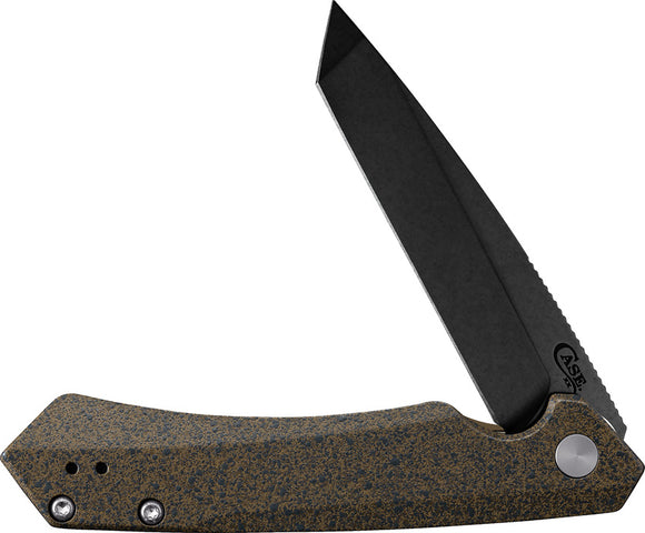 Case Cutlery Kinzua Framelock Brown Aluminum Folding S35VN Pocket Knife 64634