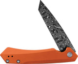 Case Cutlery Kinzua Framelock Orange Aluminum Folding S35VN Pocket Knife 64644