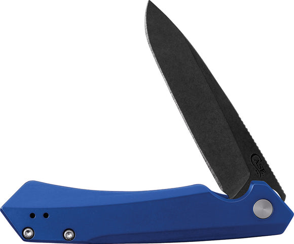 Case Cutlery Kinzua Framelock Blue Aluminum Folding S35VN Pocket Knife 64648