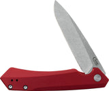 Case Cutlery Kinzua EDC Framelock Red Aluminum Folding S35VN Pocket Knife 64661