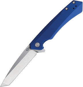 Case Cutlery Kinzua Framelock Blue Aluminum S35Vn Folding Knife 64663