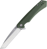 Case Cutlery Kinzua Pocket Knife Framelock OD Green Aluminum Folding S35VN 64671