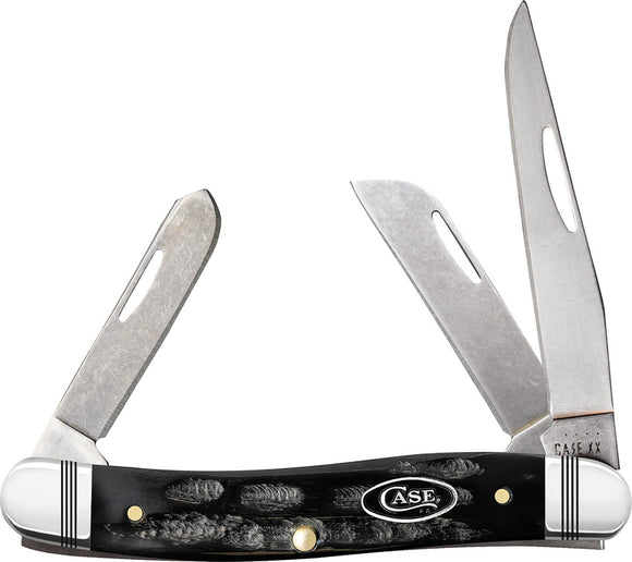 Case Cutlery Stockman Jigged Buffalo Horn Folding S35VN Steel Pocket Knife 65091