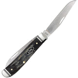 Case Cutlery Mini Trapper Jigged Buffalo Horn Folding Stainless Pocket Knife 65093