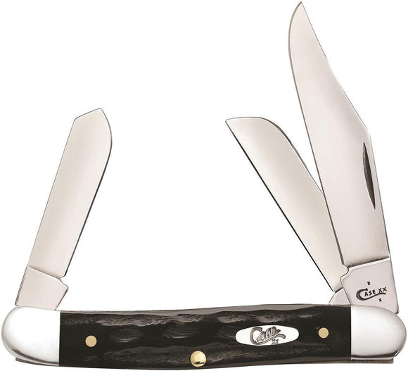 Case Cutlery XX Stockman Jigged Buffalo Horn Handle Folding Blades Knife 65222