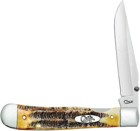 Case Cutlery Kickstart Trapperlock 6.5 Bone Folding Pocket Knife 65315