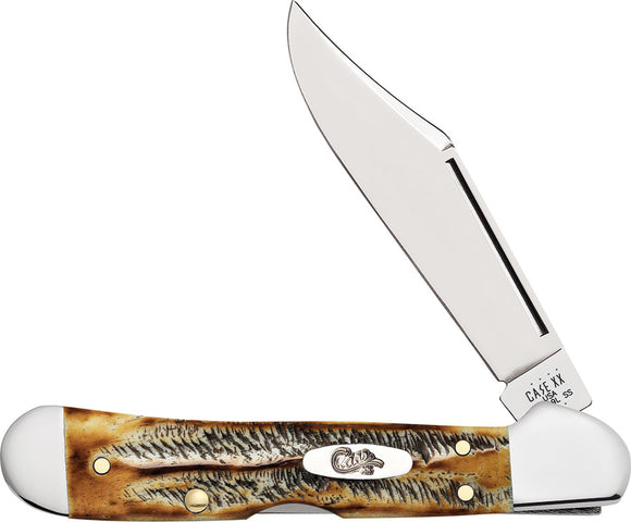 Case Cutlery Bonestag Mini CopperLock Bonestag Folding Stainless Pocket Knife 65327