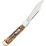 Case Cutlery Bonestag Mini CopperLock Bonestag Folding Stainless Pocket Knife 65327