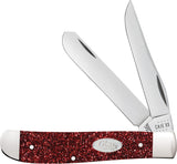 Case Cutlery Mini Trapper Knife Ruby Stardust Kirinite Folding Stainless 67005