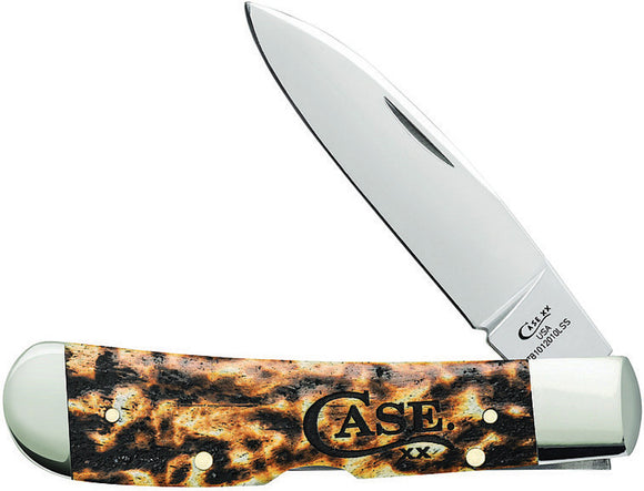 Case Cutlery Tribal Lock Toasted Bone Folding Stainless Pocket Knife 67912