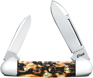 Case Cutlery Baby Butterbean Toasted Bone Folding Pocket Knife 67913