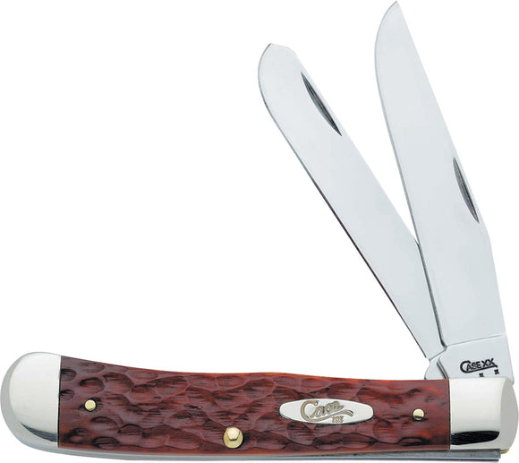 Case Cutlery XX Nut-Brown Chestnut Bone Trapper Folding Blades Pocket Knife 7011