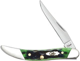 Case Cutlery XX Hunter Green Bone Texas Toothpick Folding Pocket Knife 70491