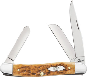 Case Cutlery Medium Stockman Antique Jigged Bone Folding Pocket Knife 70779