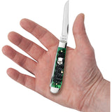 Case Cutlery Mini Trapper Bermuda Green Folding Pocket Knife 71226