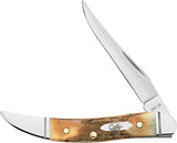 Case Cutlery Small Toothpick Tan Stag Folding Stainless Pocket Knife 71229