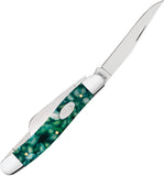 Case Cutlery Stockman SparXX Green Kirinite Folding Stainless Pocket Knife 71382