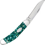 Case Cutlery Sowbelly SparXX Green Kirinite Folding Stainless Pocket Knife 71385