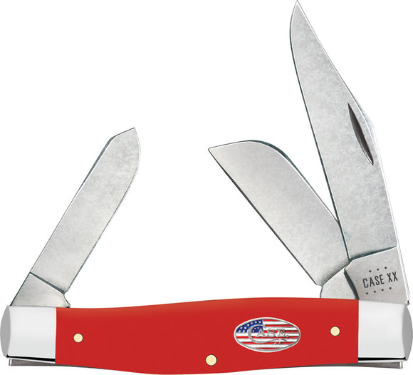 Case Cutlery Large Stockman American Workman Synthetic Folding Carbon Steel Pocket Knife 73929