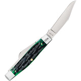 Case Cutlery Large Stockman Green Bone Folding Stainless Pocket Knife 75833