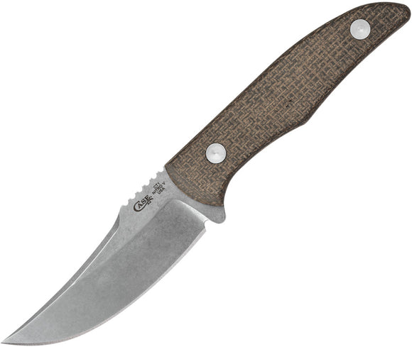 Case Cutlery Chris Taylor Hunter CT1 Micarta Nitro-V Fixed Blade Knife 76935