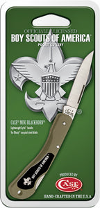 Case XX BSA Mini Blackhorn Boy Scouts of America Lockback Folding Knife 8033