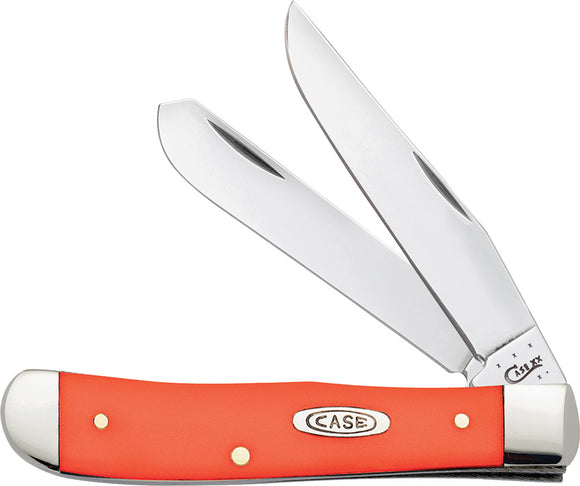 Case Cutlery Orange Trapper Tested XX 4254SS Folding Pocket Knife 80500