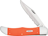 Case Cutlery Orange Hunter Serrated 4165SS Tested XX Folding Pocket Knife 80501