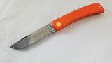 Case XX Sod Buster Jr Orange Handle 4137SS Stainless Skinner Folding Knife 80502