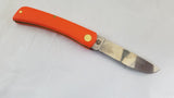 Case XX Sod Buster Jr Orange Handle 4137SS Stainless Skinner Folding Knife 80502