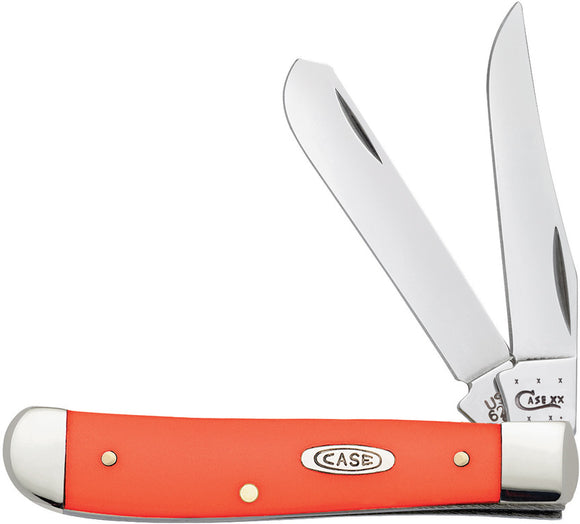 Case Cutlery Orange Mini Trapper 4207SS Tested XX Folding Pocket Knife 80505